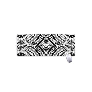 Maori Tribal Polynesian Tattoo Print Extended Mouse Pad