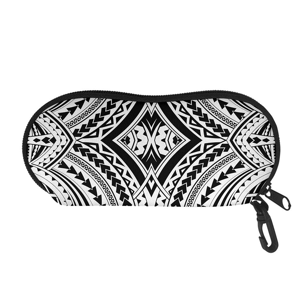 Maori Tribal Polynesian Tattoo Print Glasses Case