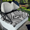 Maori Tribal Polynesian Tattoo Print Golf Cart Seat Cover