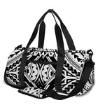 Maori Tribal Polynesian Tattoo Print Gym Bag