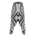 Maori Tribal Polynesian Tattoo Print Hammer Pants