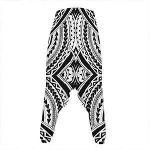 Maori Tribal Polynesian Tattoo Print Hammer Pants