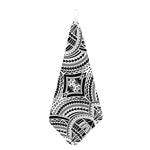 Maori Tribal Polynesian Tattoo Print Hand Towel