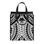 Maori Tribal Polynesian Tattoo Print Insulated Lunch Tote