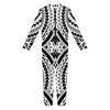 Maori Tribal Polynesian Tattoo Print Jumpsuit