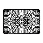 Maori Tribal Polynesian Tattoo Print Kitchen Mat