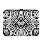 Maori Tribal Polynesian Tattoo Print Laptop Sleeve