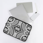 Maori Tribal Polynesian Tattoo Print Laptop Sleeve