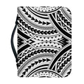 Maori Tribal Polynesian Tattoo Print Leather Bible Cover