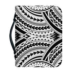 Maori Tribal Polynesian Tattoo Print Leather Bible Cover