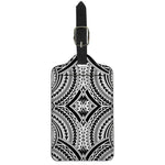Maori Tribal Polynesian Tattoo Print Luggage Tag