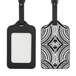 Maori Tribal Polynesian Tattoo Print Luggage Tag