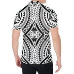 Maori Tribal Polynesian Tattoo Print Men's Shirt