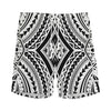 Maori Tribal Polynesian Tattoo Print Men's Sports Shorts