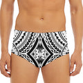 Maori Tribal Polynesian Tattoo Print Men's Triangle Swim Briefs