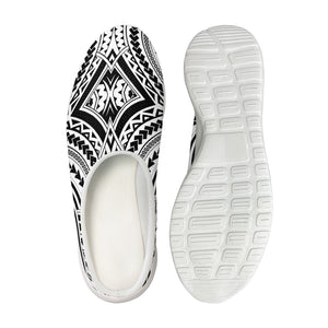 Maori Tribal Polynesian Tattoo Print Mesh Casual Shoes