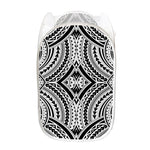 Maori Tribal Polynesian Tattoo Print Mesh Laundry Hamper
