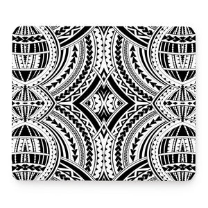 Maori Tribal Polynesian Tattoo Print Mouse Pad