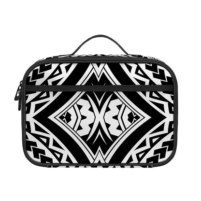 Maori Tribal Polynesian Tattoo Print Portable Lunch Bag