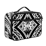 Maori Tribal Polynesian Tattoo Print Portable Lunch Bag