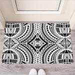 Maori Tribal Polynesian Tattoo Print Rubber Doormat