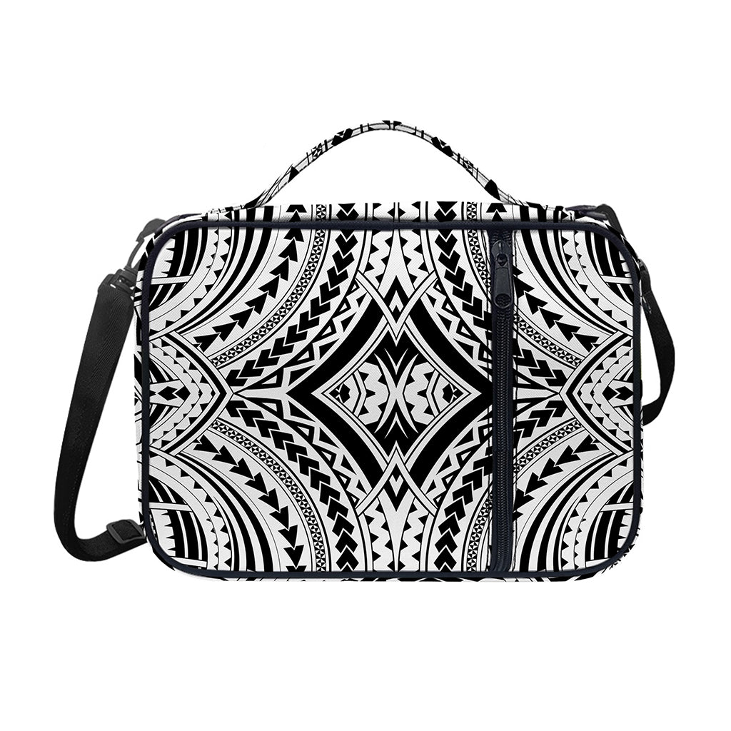 Maori Tribal Polynesian Tattoo Print Shoulder Strap Bible Bag