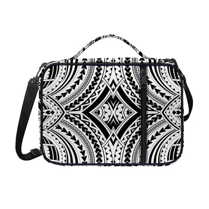Maori Tribal Polynesian Tattoo Print Shoulder Strap Bible Bag