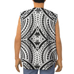 Maori Tribal Polynesian Tattoo Print Sleeveless Baseball Jersey