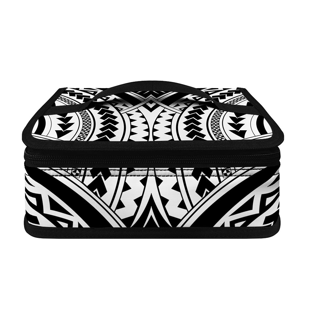 Maori Tribal Polynesian Tattoo Print Small Lunch Bag