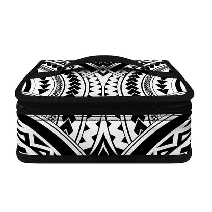 Maori Tribal Polynesian Tattoo Print Small Lunch Bag