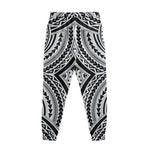 Maori Tribal Polynesian Tattoo Print Sweatpants