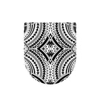 Maori Tribal Polynesian Tattoo Print Toilet Lid Cover