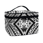 Maori Tribal Polynesian Tattoo Print Travel Makeup Bag