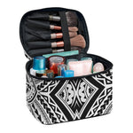 Maori Tribal Polynesian Tattoo Print Travel Makeup Bag