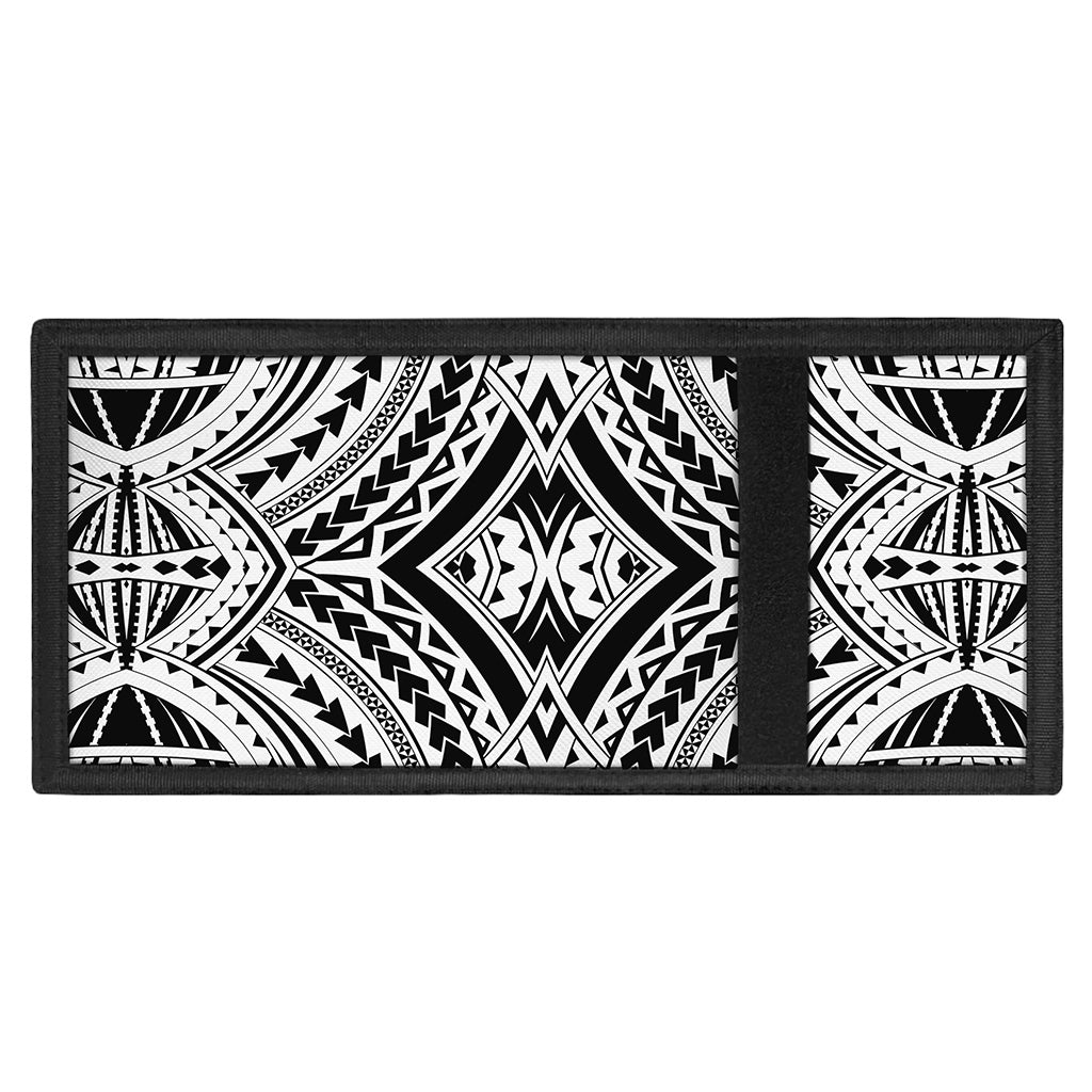 Maori Tribal Polynesian Tattoo Print Trifold Wallet