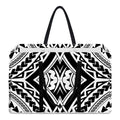 Maori Tribal Polynesian Tattoo Print Utility Tote Bag