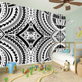 Maori Tribal Polynesian Tattoo Print Wall Sticker