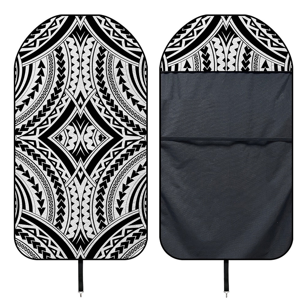 Maori Tribal Polynesian Tattoo Print Waterproof Car Seat Cover