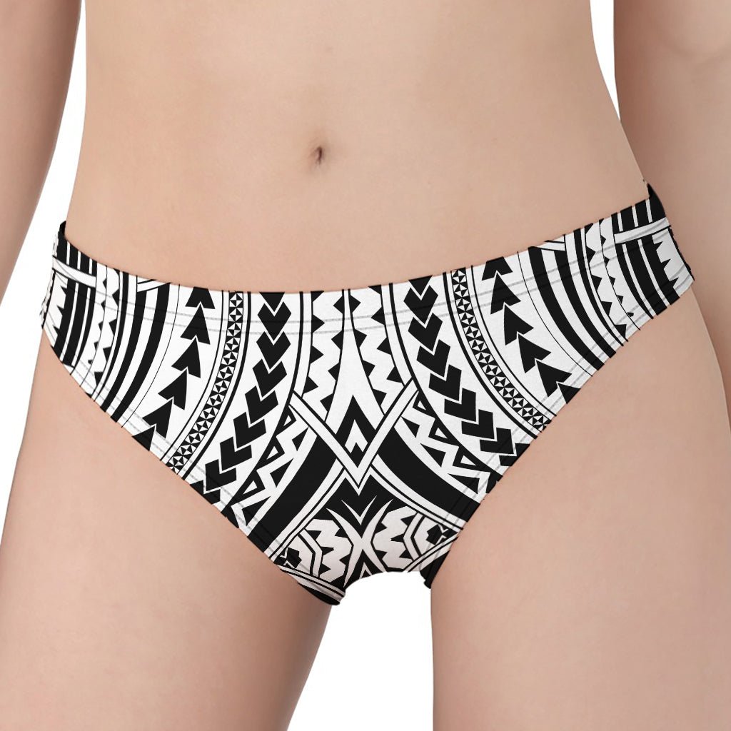 Maori Tribal Polynesian Tattoo Print Women's Panties