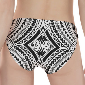 Maori Tribal Polynesian Tattoo Print Women's Panties