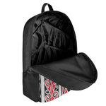 Maori Tribal Print 17 Inch Backpack