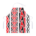 Maori Tribal Print Adjustable Apron