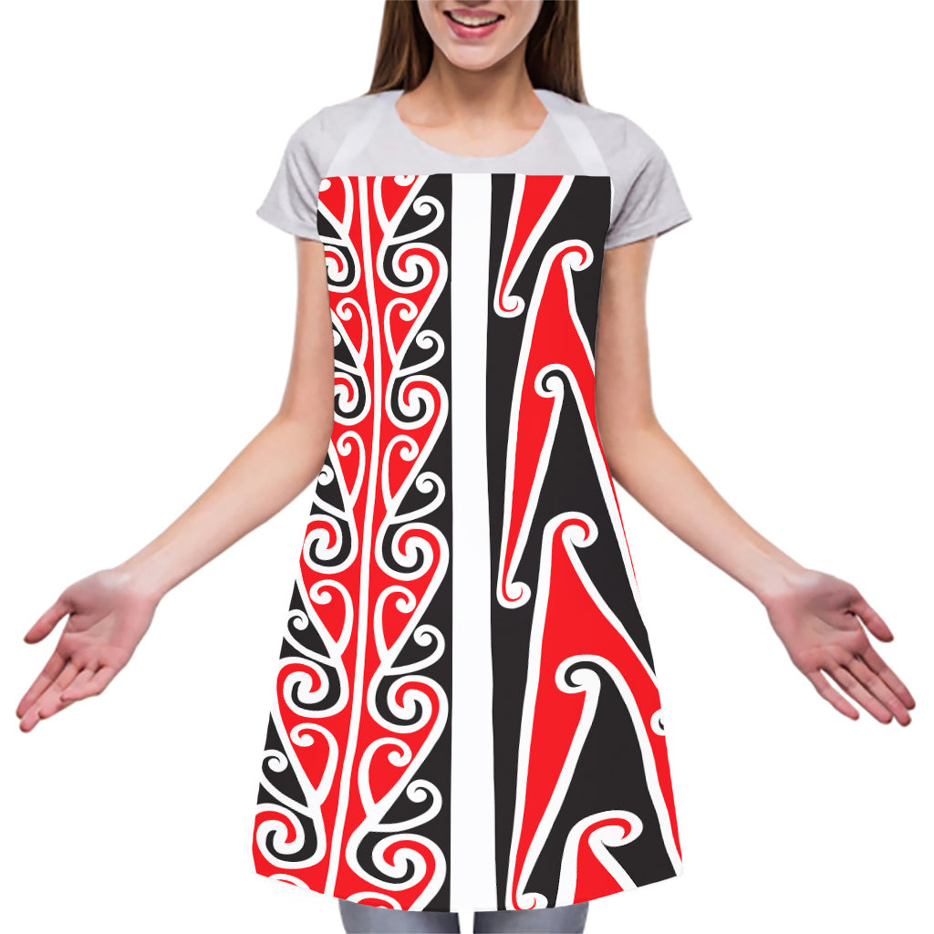 Maori Tribal Print Adjustable Apron