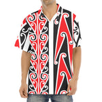 Maori Tribal Print Aloha Shirt