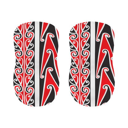 Maori Tribal Print Bar Stool Covers