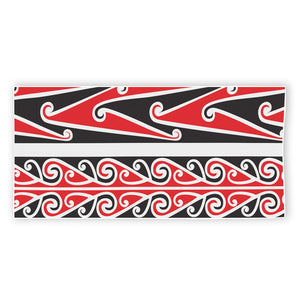 Maori Tribal Print Beach Towel