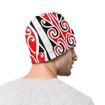 Maori Tribal Print Beanie