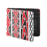 Maori Tribal Print Bifold Wallet