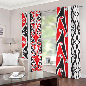 Maori Tribal Print Blackout Grommet Curtains