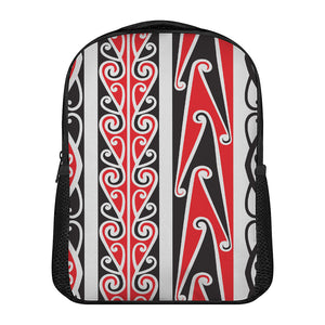 Maori Tribal Print Casual Backpack